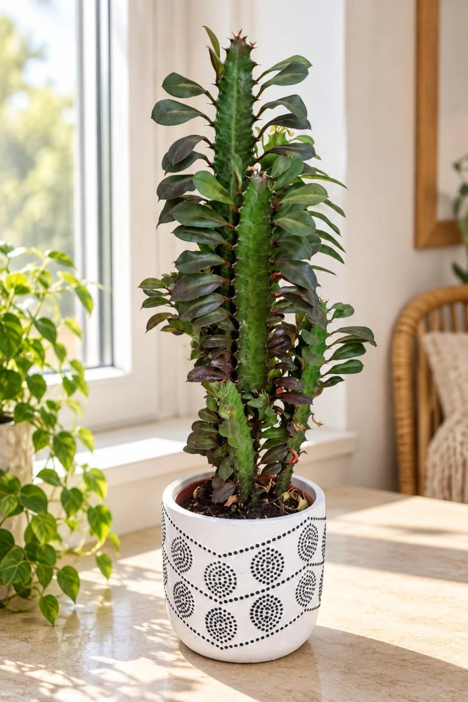 Euphorbia trigona 'Rubra' – Pryšec trojhranný