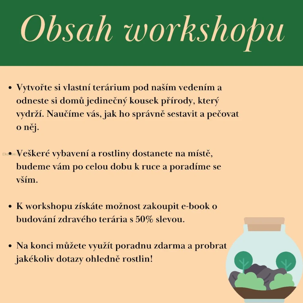 Workshop-výroba floraria