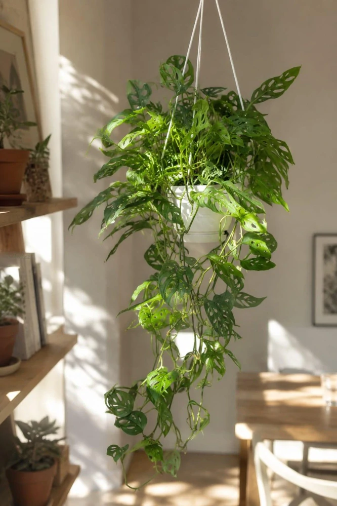 Monstera adansonii v závěsu