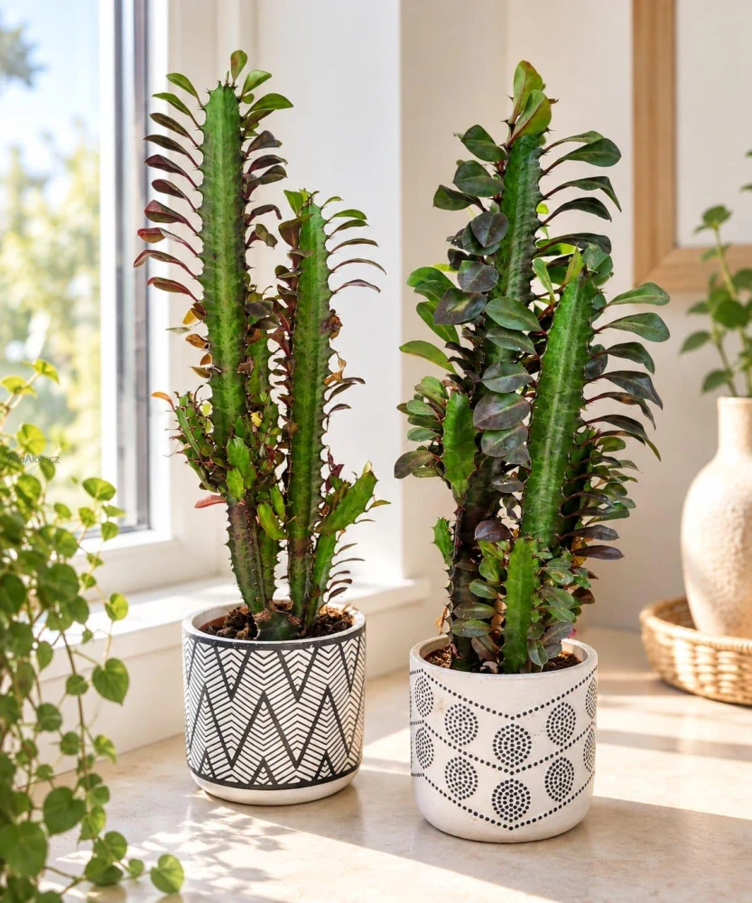 Euphorbia trigona 'Rubra' – Pryšec trojhranný