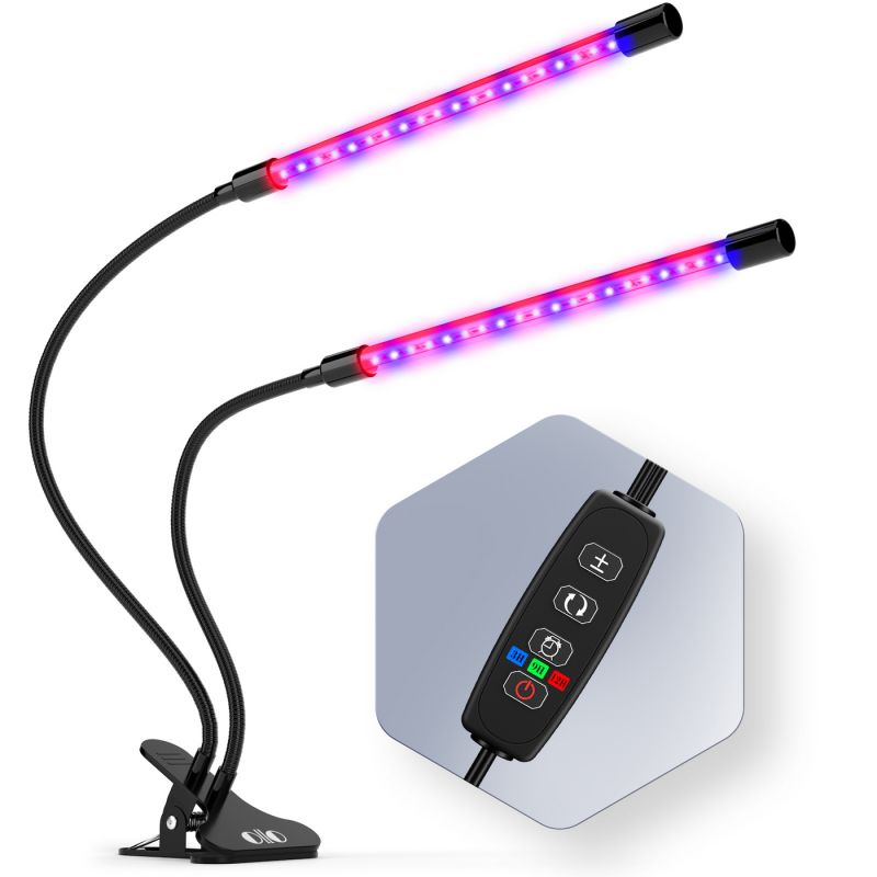 2 ramena led osvětlení s klipsem a s časovačem 40W