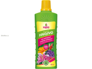 Hnojivo pro pokojové rostliny kvetoucí Kapka 0,5l